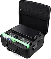 Diocall Hard Case Compatible with Xbox Series X,Protective Travel Case for Xbox Series X Console,Controllers,Games and Other Accessories