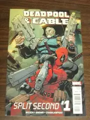 DEADPOOL & CABLE SPLIT SECOND #1 MARVEL COMICS FEBRUARY 2016 NM (9.4)