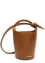 Jacquemus Le Petit Tourni Leather Bucket bag - Light Brown ONE SIZE