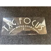 在飛比找蝦皮購物優惠-TXG FOCUS CLUB MK4.5 後檔貼紙