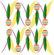 Soft Rubber ShuttlecockShuttlecock Foot Toy,Colorful Feather Shuttlecock Chinese Shuttlecock Sports Entertainment Fitness Outdoor Shuttlecock Toy 5/10PCS (Color : Style A 5pcs, Size : 13cm) (Color :