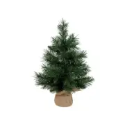 Ashbrooke Burlap Pot Tree 46cm Christmas Decoration