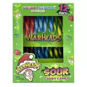 WarHeads Sour Candy Canes NIB 12 Count FAST SHIP