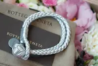 在飛比找Yahoo!奇摩拍賣優惠-Bottega Veneta bracelet 編織皮手環 
