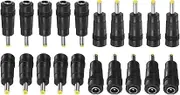 uxcell 20-Pack DC Plug Connectors 5.5x2.1mm Female to 4.0x1.7mm Male Pure Copper Barrel Plug Adapter for Laptops/Trail Cameras DC Power Connectors Jack