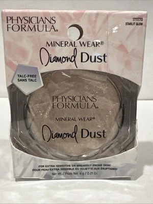 Physicians Formula Mineral Wear Diamond Dust, 1711770 Starlit Glow, 0.21 oz (