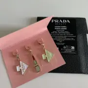 PRADA 3 Piece Charm Set Paradoxe Bottle Lipstick Keychain Beauty Luxury Gift New