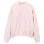 [Alexander Wang] Embossed Logo Ribbed Pullover