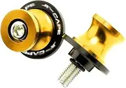 CNC Swingarm Stand Screw for Moto XCape XCape 650 X 650X 2022 2023 10M Motorcycle CNCSwingarm Spools Rear Stand Screws Sliders Slider Stand Paddock Screw(Yellow)