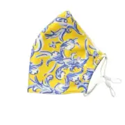 NIP Tory Burch Floral Two Layer Adjustable Mask Face Cover