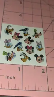 Vintage Sandylion Stickers Mickey Mouse And Friends Donald Micro Mini One Module