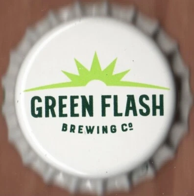 USA Plastic Lined Beer Crown Bottle Cap: Green Flash Brewing