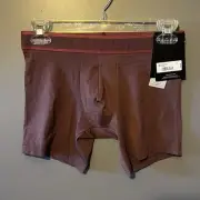 Calvin Klein Men’s Small Maroon Tonal Logo Micro Boxer Brief