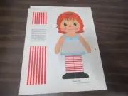 Raggedy Ann Whitman Paper Doll set NEW UNUSED 1970 no cover
