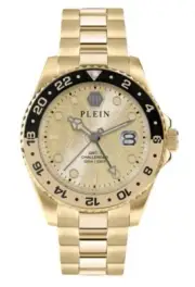 Philipp Plein GMT-I CHALLENGER (PWYBA0423) Men's Stainless Steel Gold Watch