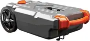 Camco Rhino 15-Gallon Portable RV Tote Tank - Features Large Heavy-Duty No-Flat Wheels & Low Drain Hole - Includes Removable Steel Tow Adapter, 3’ Sewer Hose & More RV Accessories (39000)