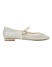 [Alan Pinkus] Topaz Ballet Flats in Ivory