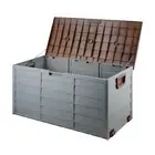 Gardeon Outdoor Storage Box 290L Garden Shed Toy Tool Chest Lockable Deck Brown
