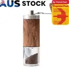 Manual Coffee Bean Grinder - Hand Coffee Burr Mill with Conical Burrs (D)