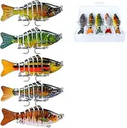 Fishing Gear - Bionic Swimming Bait, Bionic Swimming Lure, Bionic Fishing Lures That Swim by Itself, 3D Lifelike Bionic Swimming Lure, Suitable for All Kinds of Fishing Waters