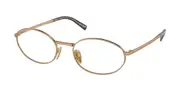 Prada PR A57V 7OE1O1 Men's Glasses Gold Size 53 - Private Health Rebate - Blue Light Block Available