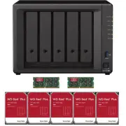 Synology DS1522+ 16GB RAM 40TB (5x8TB) of WD RED PLUS Drives