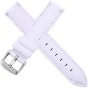 [FENGFENG] TRUSTTWO Watch Strap Brown with Rose Gold Clasp Watchband 14mm 18mm 20mm Compatible with DW Daniel Wellington Watch Band The New (Band Color : White-Silvery Buckle, Band Width : 14mm)