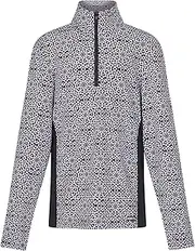 [Kerrits] Kids Rail Side Quarter Zip Tech Top - Print