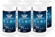 Ronaqua 10" x 4.5" Big Sediment Replacement Water Filter Cartridge, 1 Micron, NSF Certified, for Whole House, Compatible with RFC-BBSA, W15-PR, WFHD13001B, GXWH35F, HF45-10BLBK10PR and AP817, 6 Pack