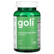 Goli Nutrition, Supergreens Gummies, 60 Gummies