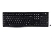 Logitech K270 2.4 GHz Wireless Full Size Keyboard 128-bit AES encryption 24-mont