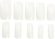 VICASKY Press on Nails 500pcs Natural Style Pc Material Safe Odorless Suitable for Home Professional Use