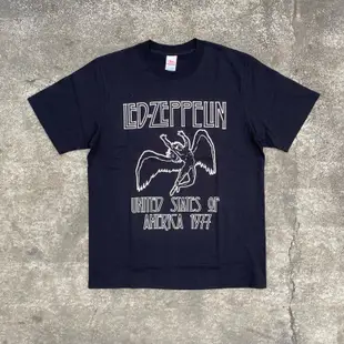 Led ZEPPELIN USA TOUR 1997 T 恤黑色 KAOS 錶帶