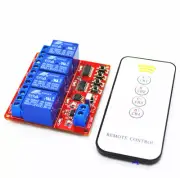 New 12V 4CH Wireless Remote Control Switch Infrared Control Module IR Receiver