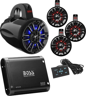 BOSS AUDIO 4 Speaker Kit UNI4RGB