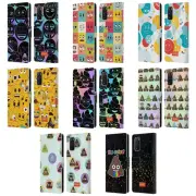 OFFICIAL emoji® YELLOWS AND POOS LEATHER BOOK WALLET CASE FOR SAMSUNG PHONES 2