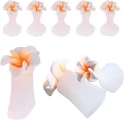 Flower Toe Separator | Soft Toe Separators Toes Dividers | Flexible Nail Separators for Nail Salon Homes Spas Stores