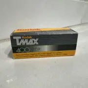 Kodak TMax 400 Professional 120 Back and White Negative Film. Expired 06/2021