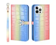 For iPhone 13 Pro Max Cover Wallet - Blue