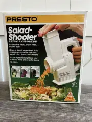 Vintage Presto Salad Shooter Electric Slicer Shredder 1989 NEW Sealed Box G31