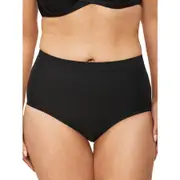 Body By Nancy Ganz Women's Body Sculpt Waisted Brief - Black