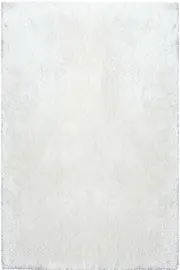 Lusso Plain Shaggy Rug - 103 Ivory by Cyrus Rugs