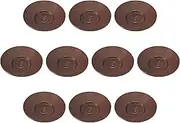 Set of 10 [A] 3.8 Sendansuji Chaku Tamaru [4.5 inch Diameter x 0.7 inch (11.5 x 1.9 cm)] | Chataku ABS Resin Setomonohonpo