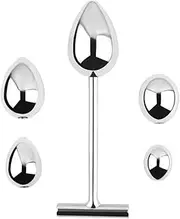 Stainless steel anal plug anal ball metal butt plug anal beads G-spot vagina anus dilator anal dildo erotic anal plug sex toys for women men