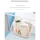 Plastic Hanging Basket Storage Basket for Bathroom with Hooks Shower Caddy