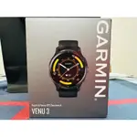 GARMIN VENU 3 光譜黑 全新未拆 GPS 智慧腕錶 45MM