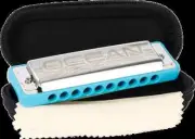 Cascha Ocean Rock Harmonica Blue C
