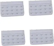 [TOGEVAL] 3 Row 5 Hook Extenders Bra Extension Straps Comfortable Women's Bra Extender Hook