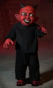 MONSTER KIDS "Little Devil" Poseable Evil Red Demon Halloween Haunted House Prop