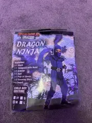 Spooktacular Creations Blue Dragon Ninja Costume Set for Halloween Kids M*
